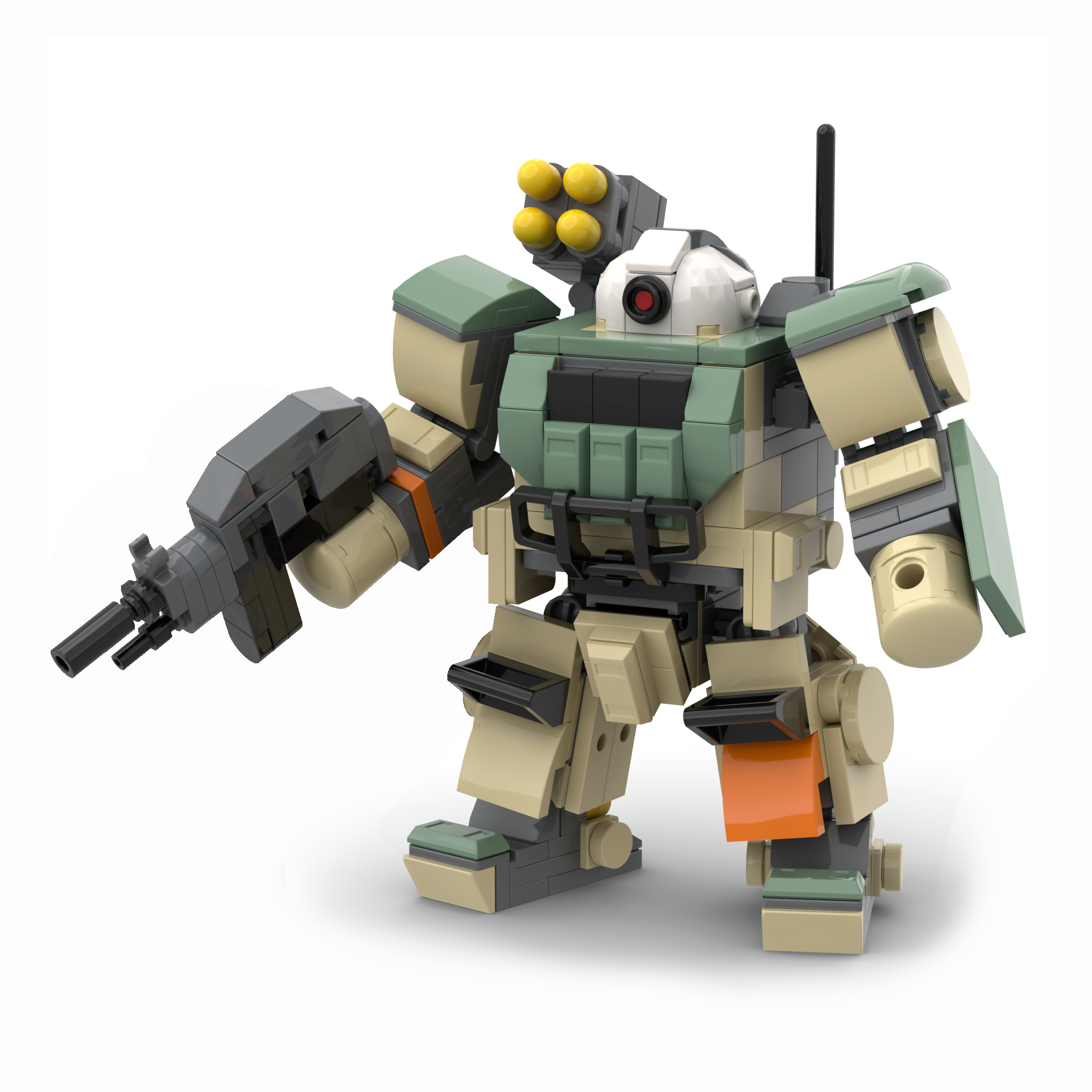Baby Tactical Mech LEGO MOC front view