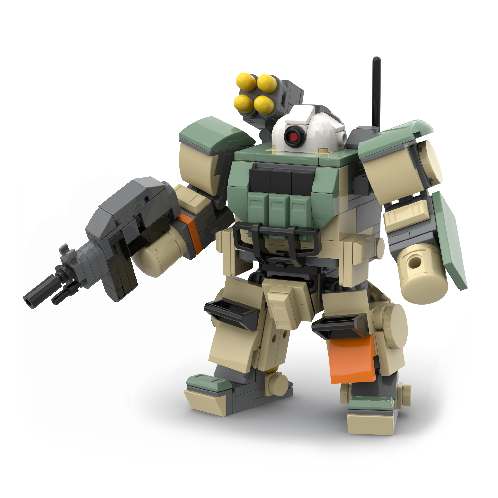 Baby Tactical Mech LEGO MOC front view