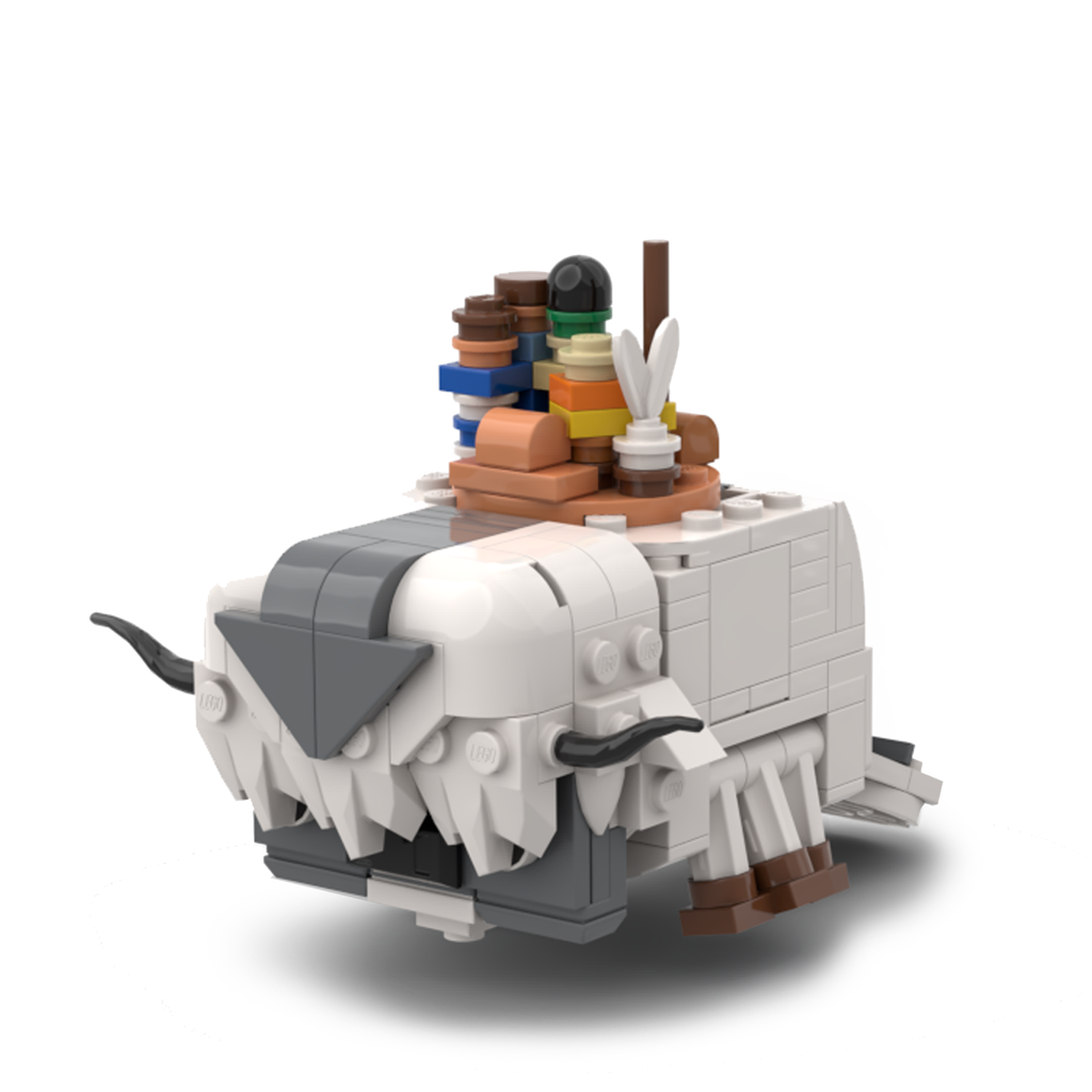 Air Buffalo and Friends LEGO MOC front view