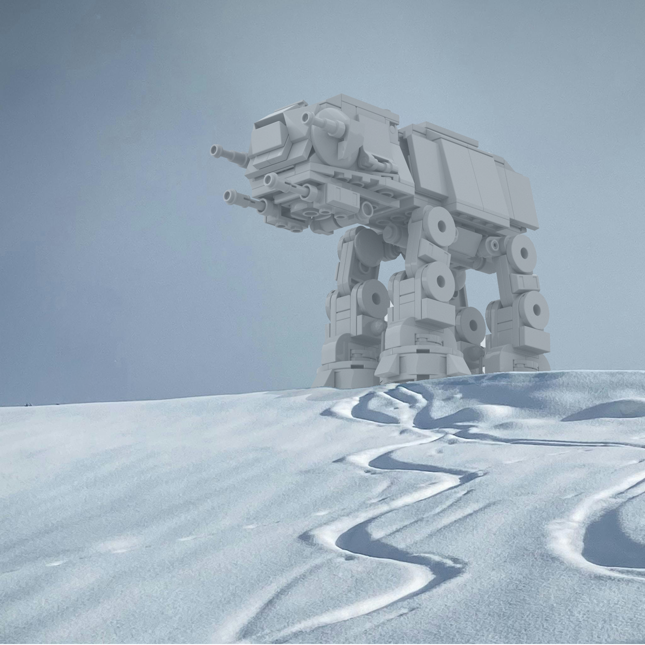 Adorable Transport LEGO MOC side view