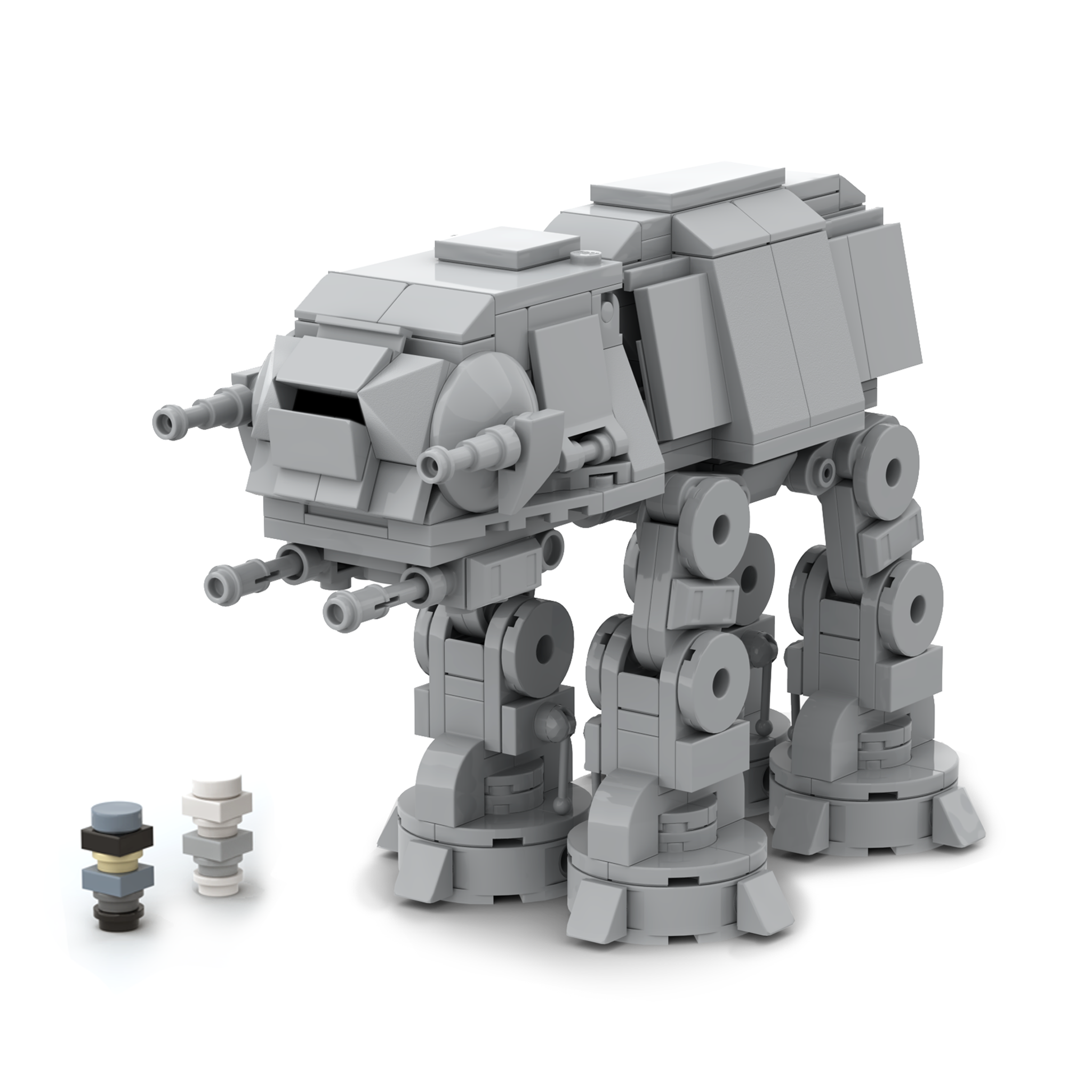 Adorable Transport LEGO MOC angled view