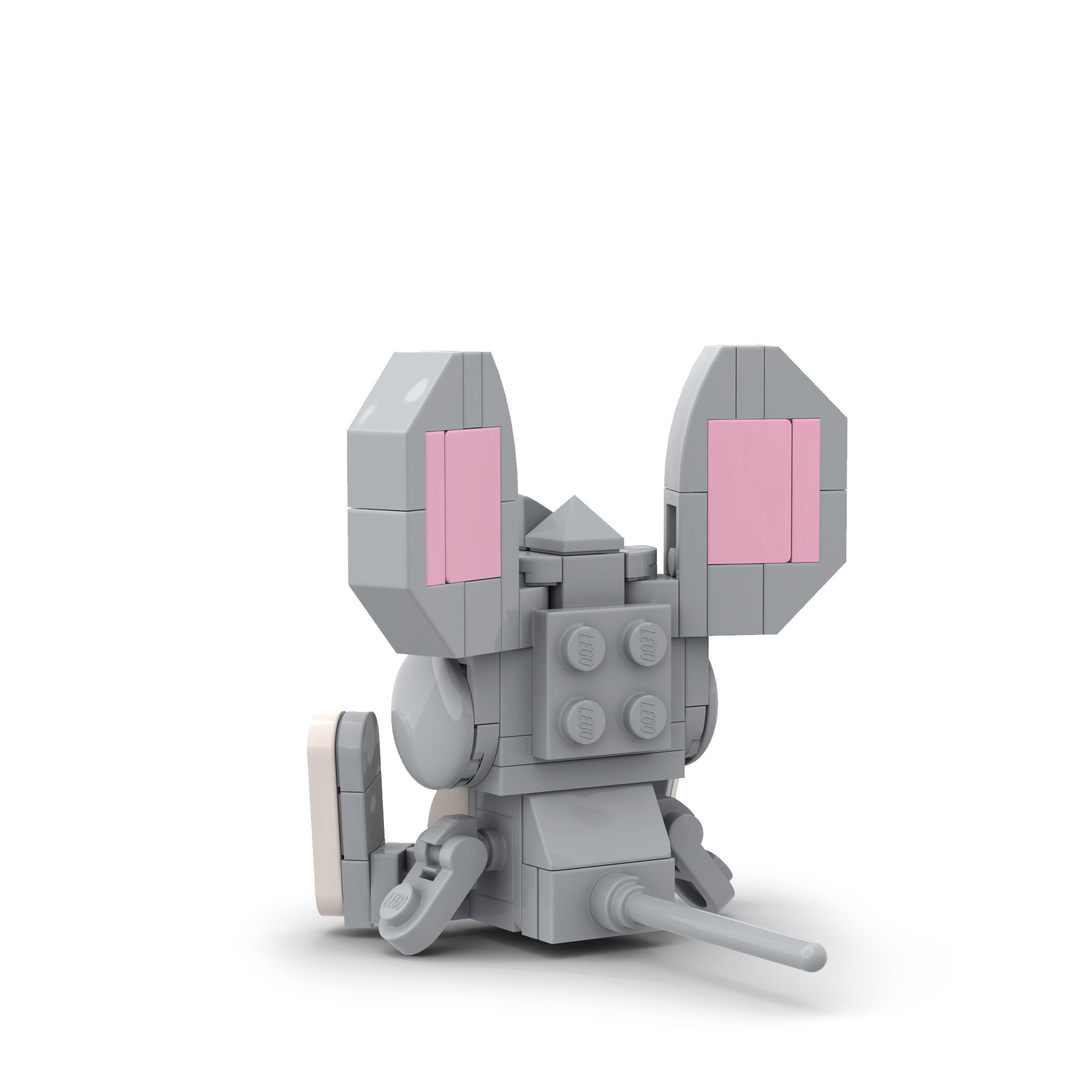 Lil Mouse LEGO MOC rear view