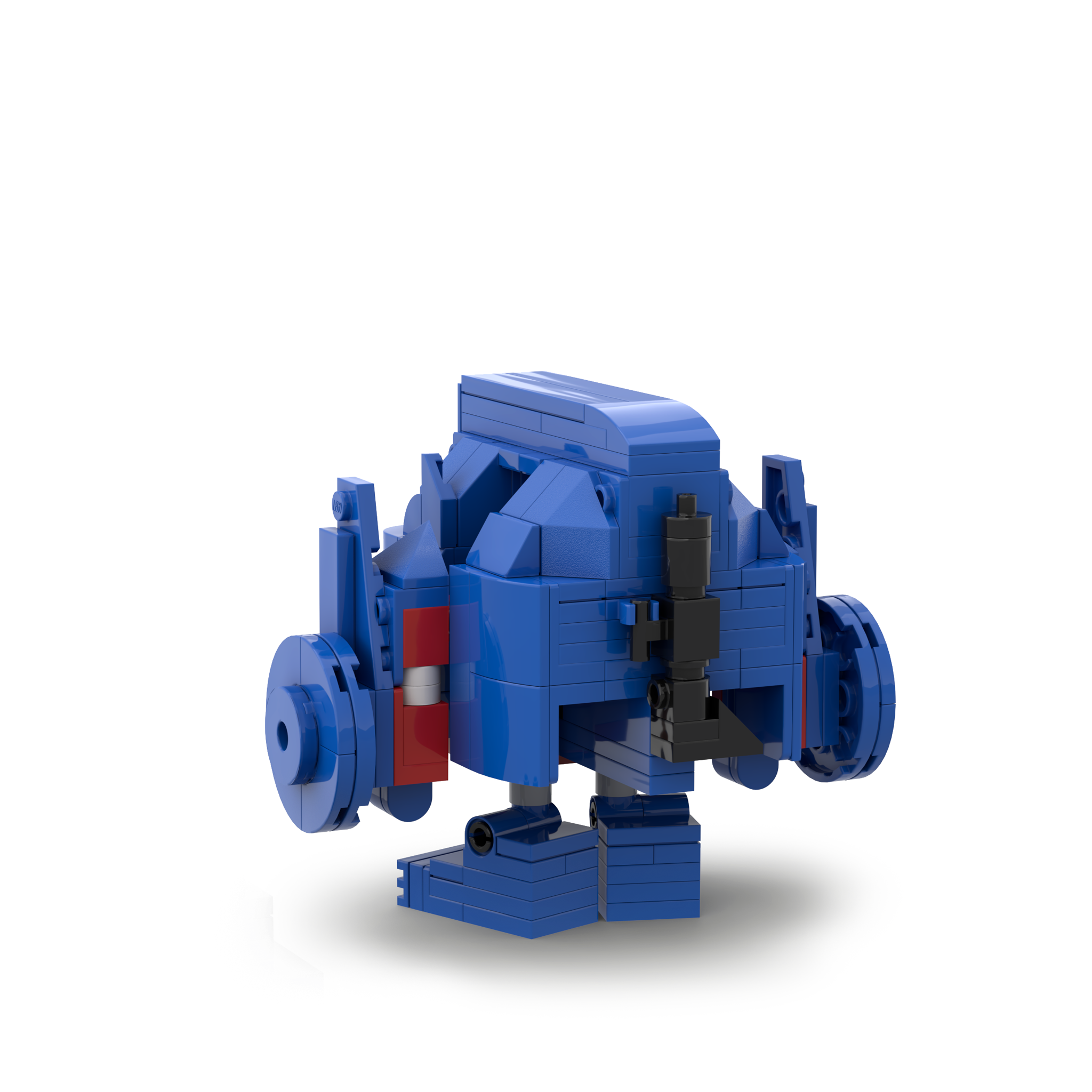 BLUE HELMET TRUCK BOT HEADCASE